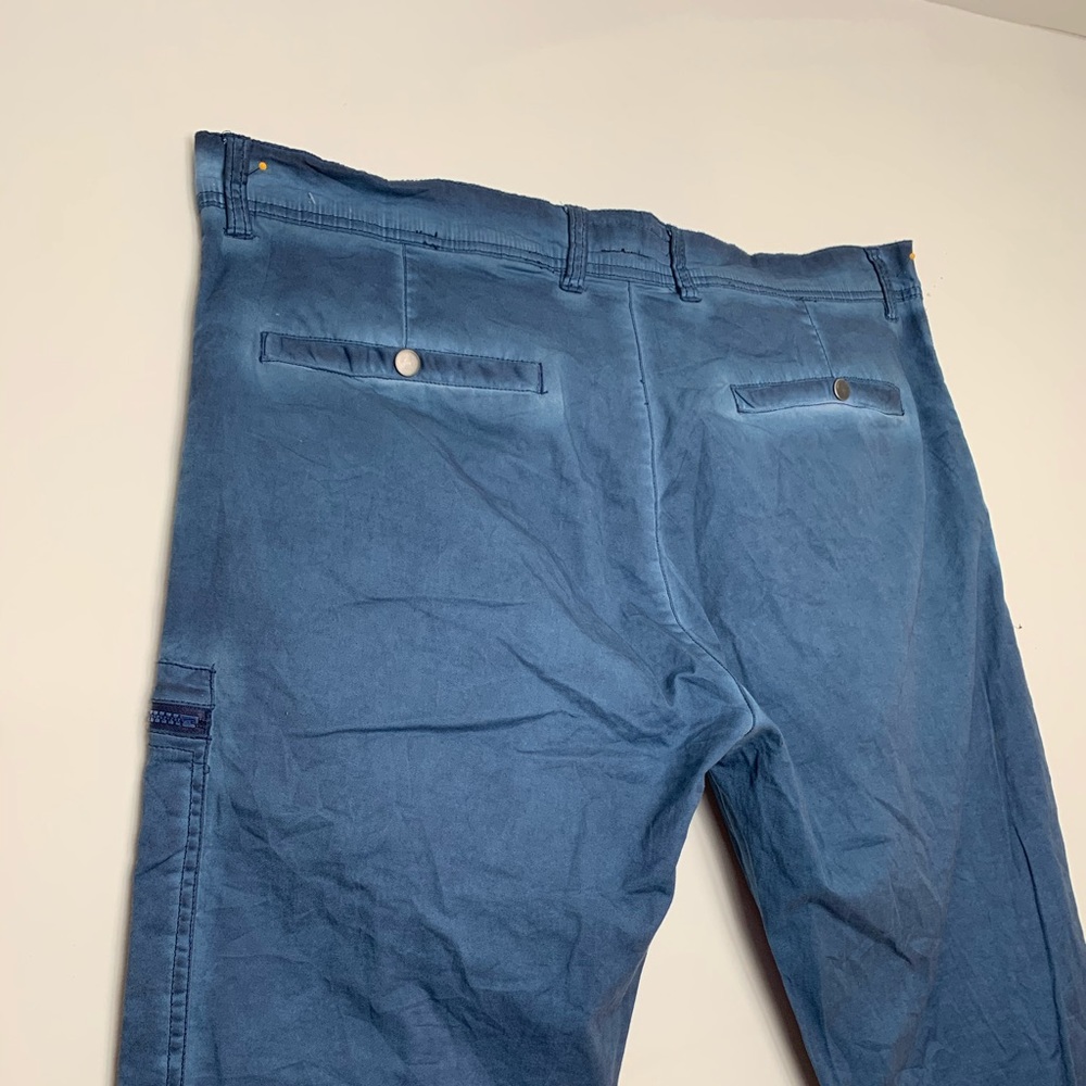 Blue Distressed style Cargos